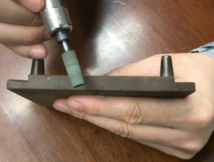 120目六角軸橡膠磨頭視頻